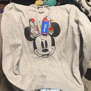Disney Gray Mickey Mouse Hoodie